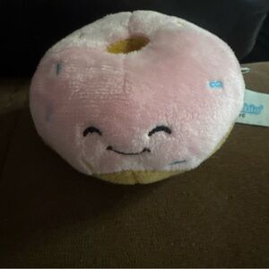 Pastel Pink Smiling Plush Stuffed Animal New